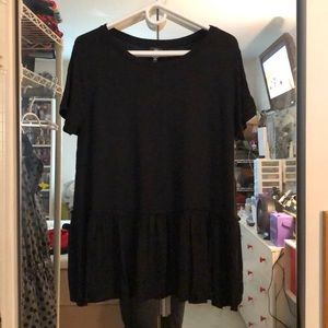 Ruffled Bottom Blouse